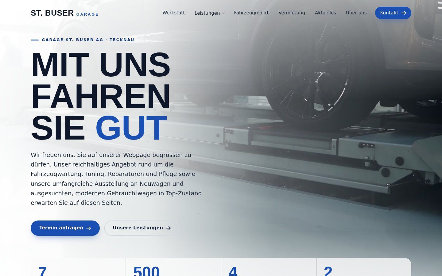 Startseite garage-stbuser