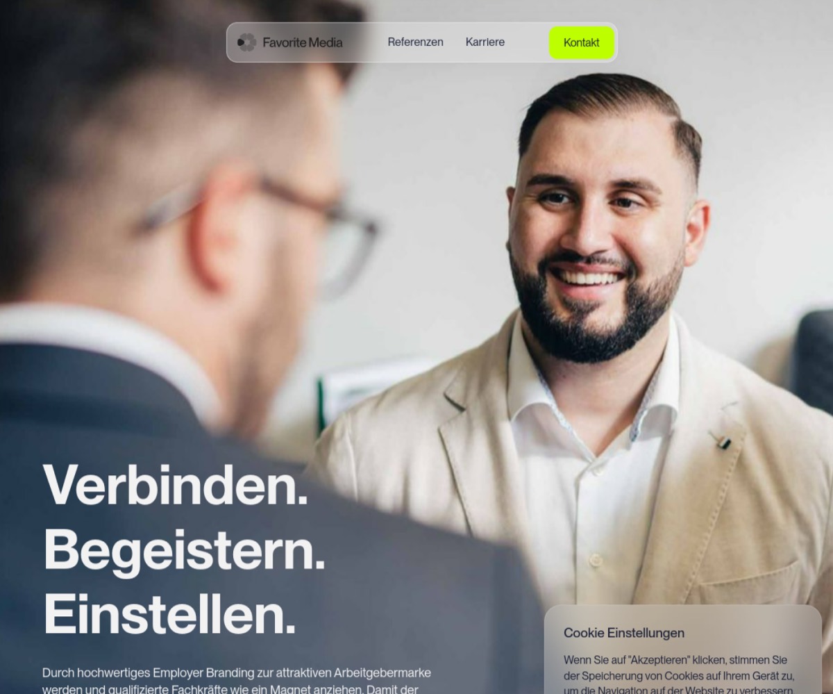 Startseite von Favorite Media