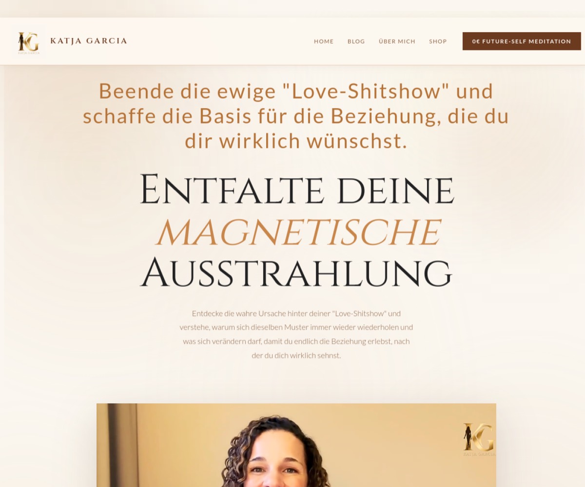 Startseite von Katja Garcia